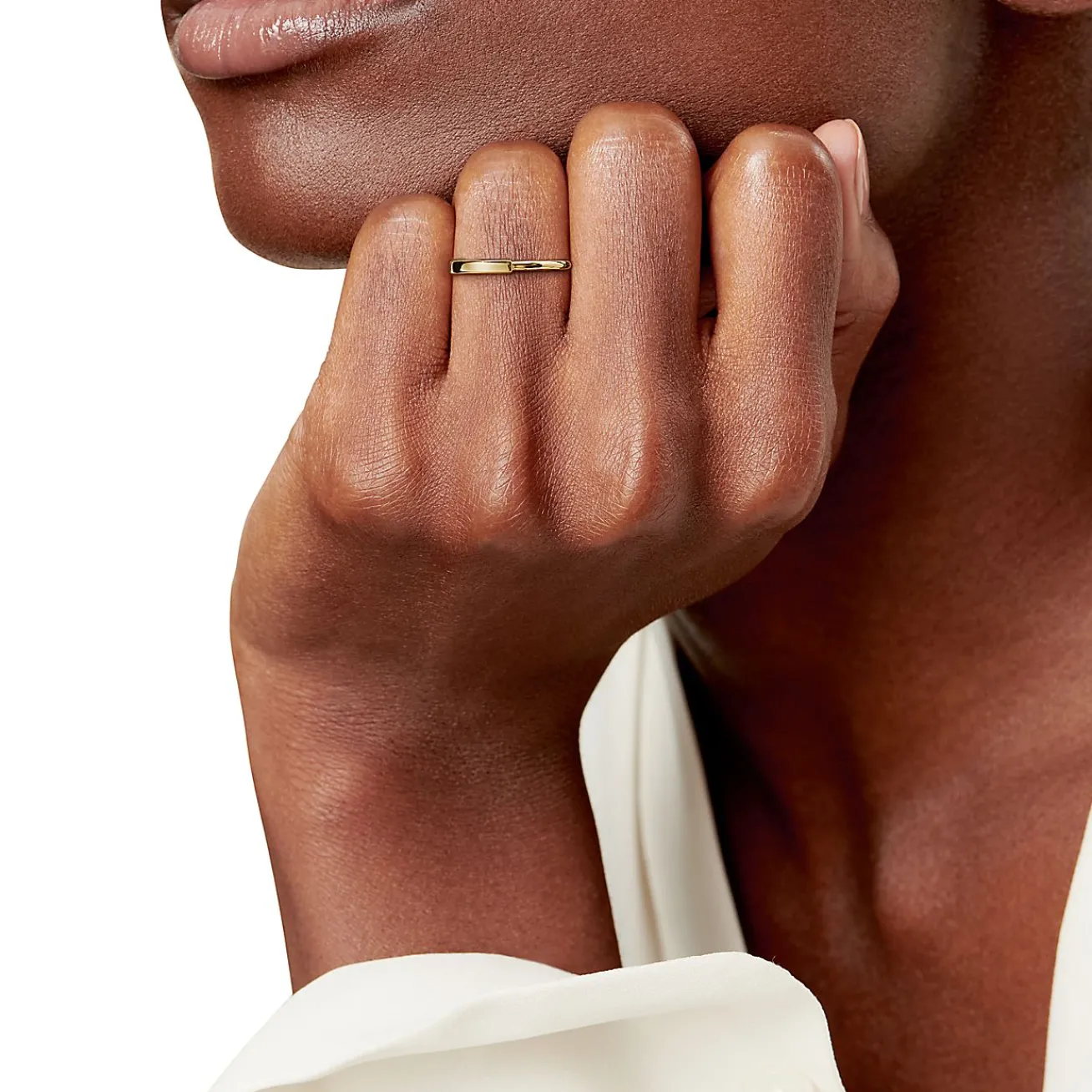 Tiffany & Co. Tiffany Lock Ring in Yellow Gold | ^ Rings|Stacking Rings