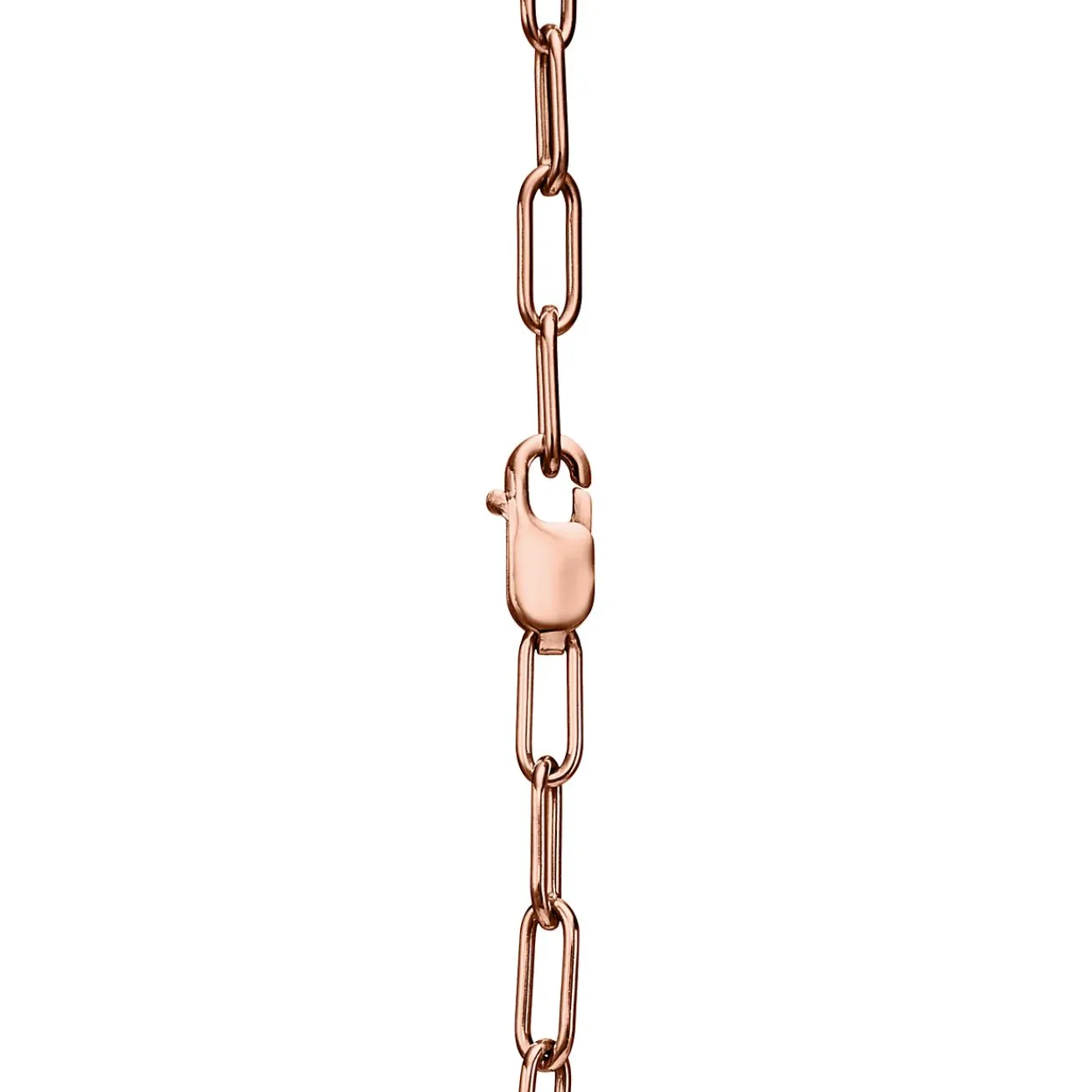 Tiffany & Co. Tiffany Lock Small Pendant in Rose Gold with Pink Sapphires | ^ Necklaces & Pendants|Gifts for Her