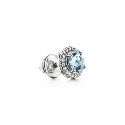 Tiffany & Co. Tiffany Soleste® earrings in platinum with aquamarines and diamonds. | ^ Earrings|Gifts for Her