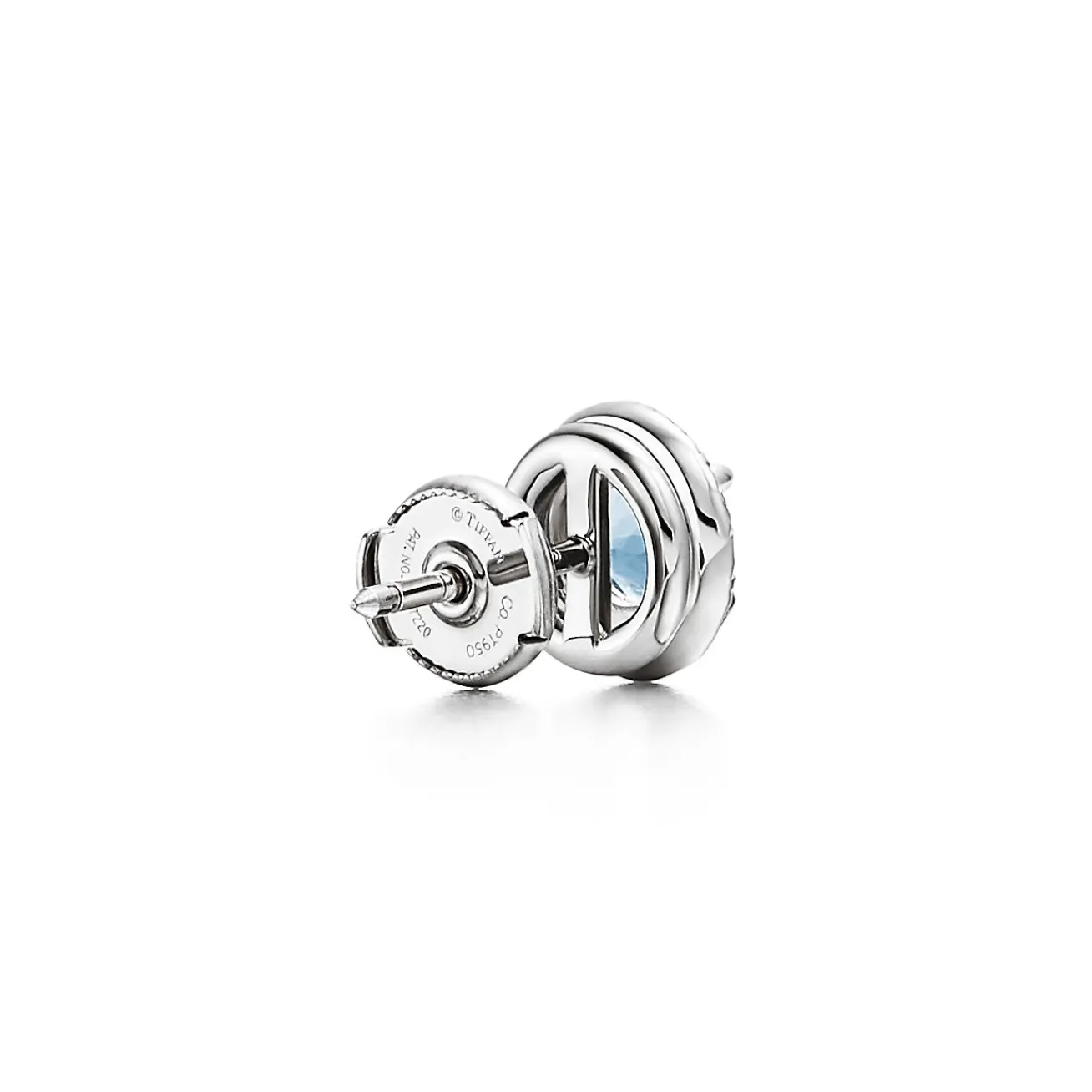 Tiffany & Co. Tiffany Soleste® earrings in platinum with aquamarines and diamonds. | ^ Earrings|Gifts for Her