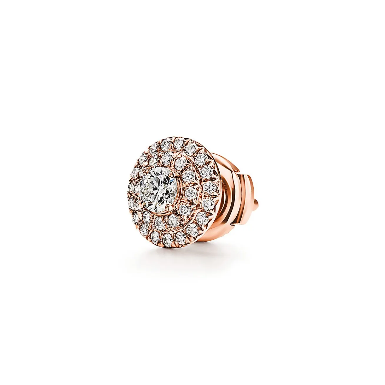 Tiffany & Co. Tiffany Soleste® earrings in 18k rose gold with diamonds. | ^ Earrings|Rose Gold Jewelry
