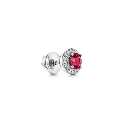Tiffany & Co. Tiffany Soleste® earrings with rubies and diamonds. | ^ Earrings|Colored Gemstone Jewelry