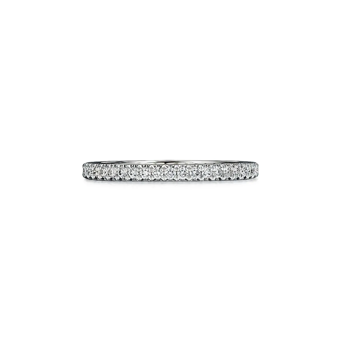Tiffany & Co. Tiffany Soleste® Full Eternity Ring in Platinum with Diamonds | ^Women Rings|Dainty Jewelry