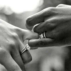 Tiffany & Co. Tiffany Soleste® Half Eternity Ring in Platinum with Diamonds | ^Women Rings|Dainty Jewelry