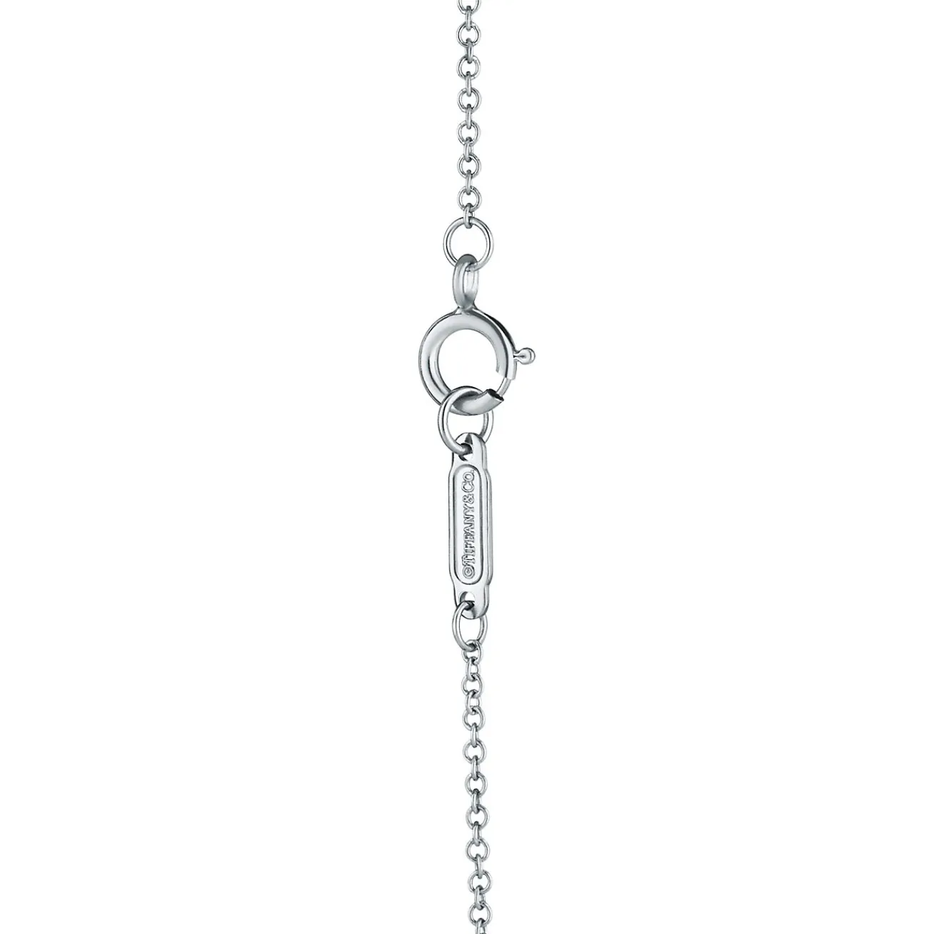 Tiffany & Co. Tiffany Soleste® pendant in platinum with a sapphire and diamonds. | ^ Necklaces & Pendants|Gifts for Her