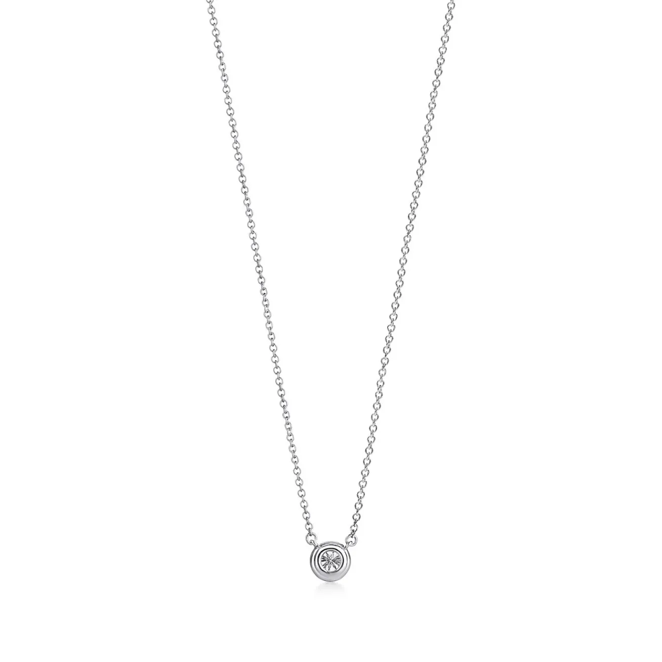 Tiffany & Co. Tiffany Soleste® pendant in platinum with diamonds. | ^ Necklaces & Pendants|Gifts for Her