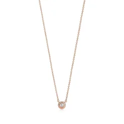 Tiffany & Co. Tiffany Soleste® pendant in 18k rose gold with diamonds. | ^ Necklaces & Pendants|Rose Gold Jewelry