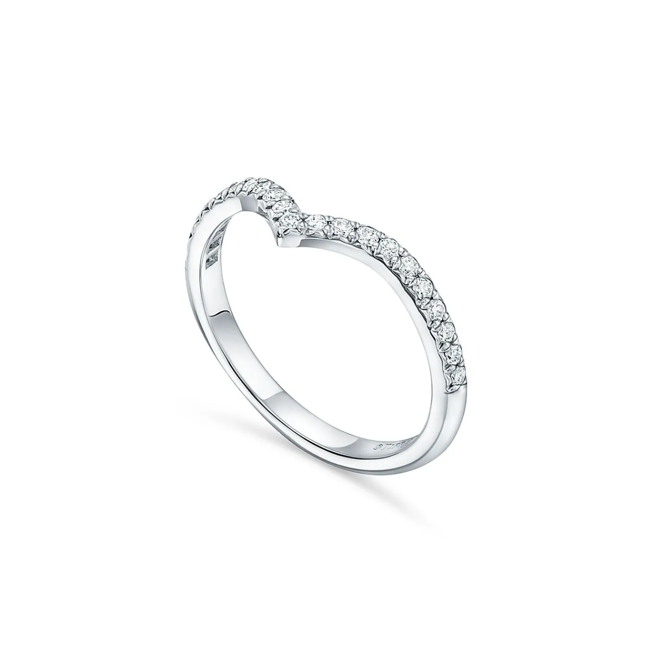 Tiffany & Co. Tiffany Soleste V ring in platinum with diamonds. | ^Women Rings|Gifts for Her
