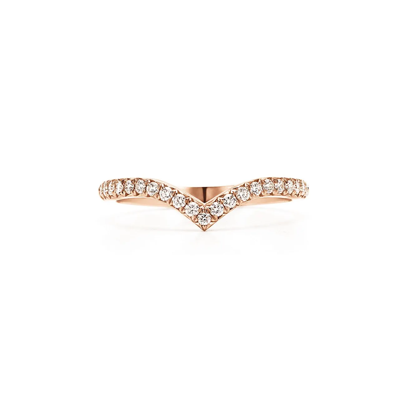 Tiffany & Co. Tiffany Soleste V ring in 18k rose gold with diamonds. | ^Women Rings|Gifts for Her