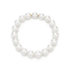 Tiffany & Co. Tiffany South Sea Noble bracelet of cultured pearls with an 18k gold clasp. | ^ Bracelets|Gold Jewelry