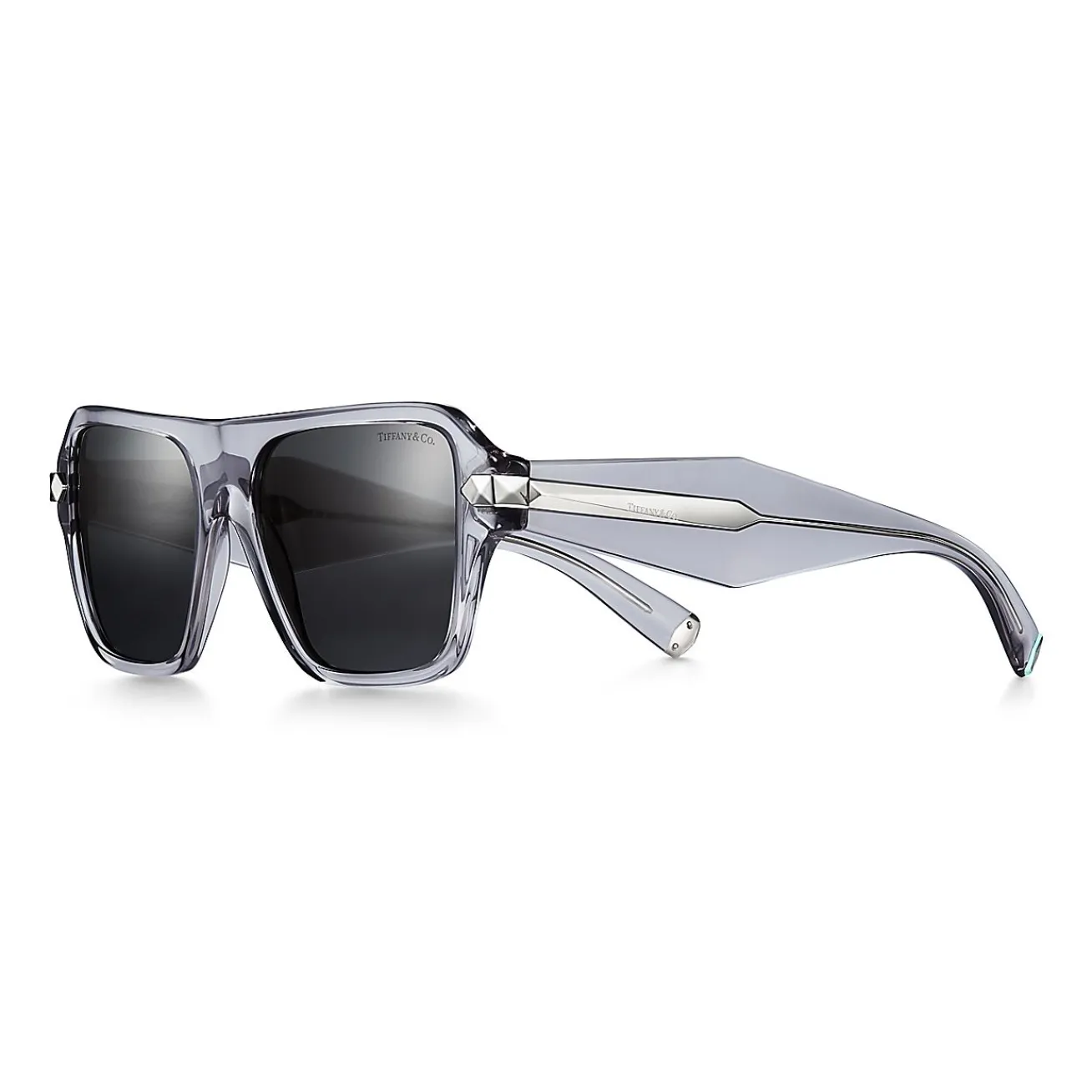 Tiffany & Co. Tiffany Sunglasses in Dark Gray Acetate with Gray Lenses | ^Women Sunglasses|Women's Accessories