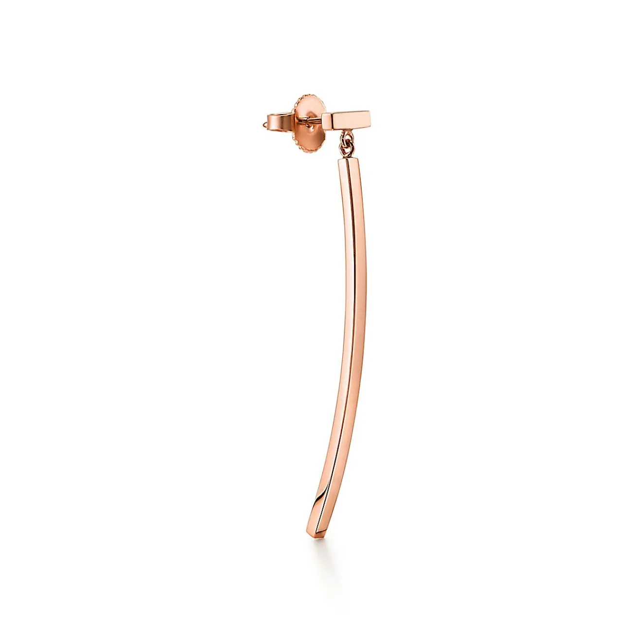 Tiffany & Co. Tiffany T bar earrings in 18k rose gold. | ^ Earrings|Rose Gold Jewelry