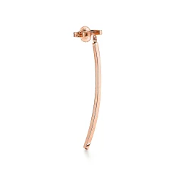 Tiffany & Co. Tiffany T bar earrings in 18k rose gold. | ^ Earrings|Rose Gold Jewelry