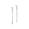 Tiffany & Co. Tiffany T bar earrings in 18k white gold. | ^ Earrings|Tiffany T