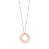Tiffany & Co. Tiffany T circle pendant in 18k rose gold. | ^ Necklaces & Pendants|Rose Gold Jewelry