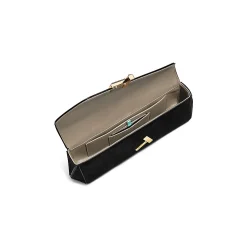 Tiffany & Co. Tiffany T Clutch in Black Suede | ^Women Bags|Women's Accessories