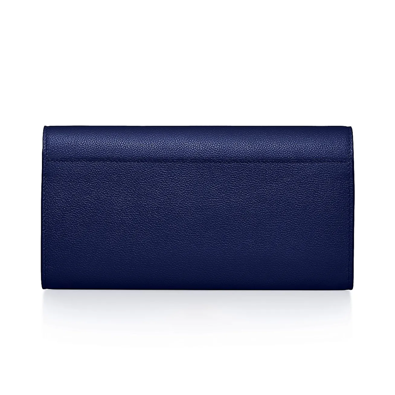 Tiffany & Co. Tiffany T Deco Continental Wallet in Sapphire Blue Leather | ^Women Small Leather Goods|Women's Accessories