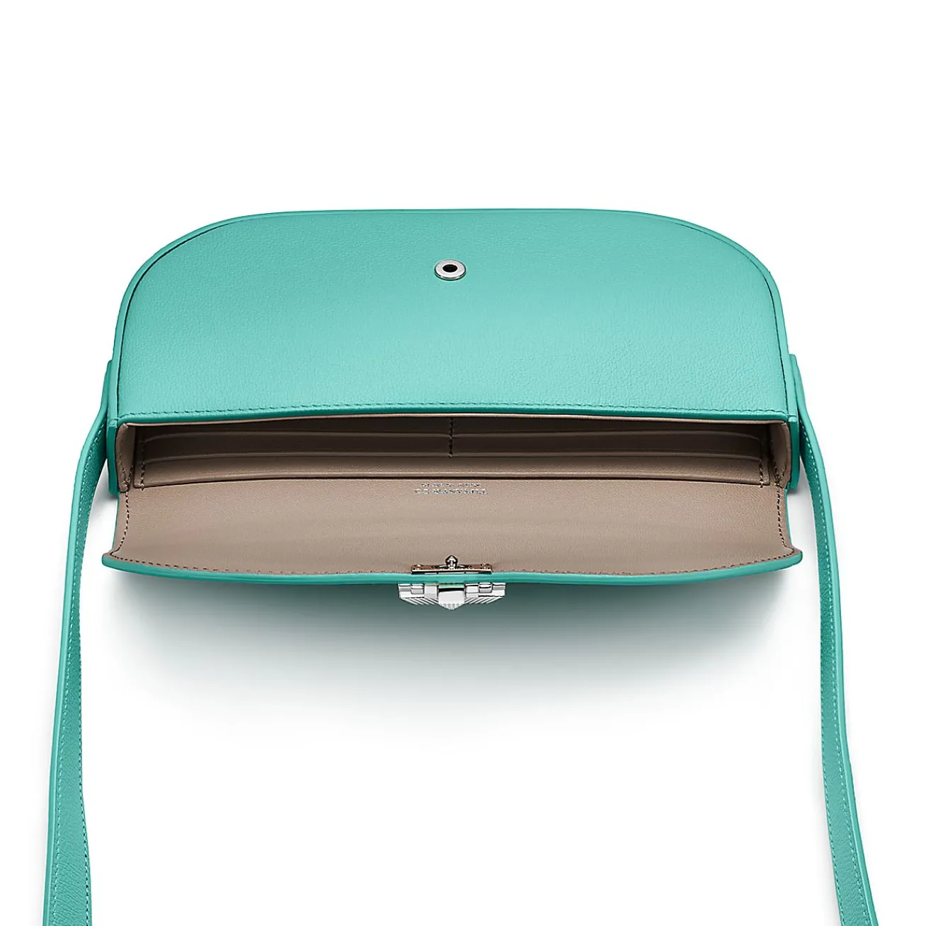 Tiffany & Co. Tiffany T Deco Crossbody Wallet in Tiffany Blue® Calf Leather | ^ Small Leather Goods|Women's Accessories