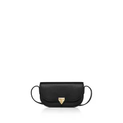 Tiffany & Co. Tiffany T Deco Crossbody Wallet in Black Calf Leather | ^Women Small Leather Goods|Women's Accessories
