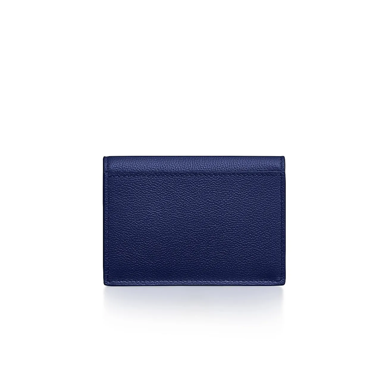 Tiffany & Co. Tiffany T Deco Flap Card Holder in Sapphire Blue Leather | ^Women Small Leather Goods|Women's Accessories