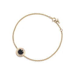 Tiffany & Co. Tiffany T diamond and black onyx circle bracelet in 18k gold. | ^ Bracelets|Gold Jewelry