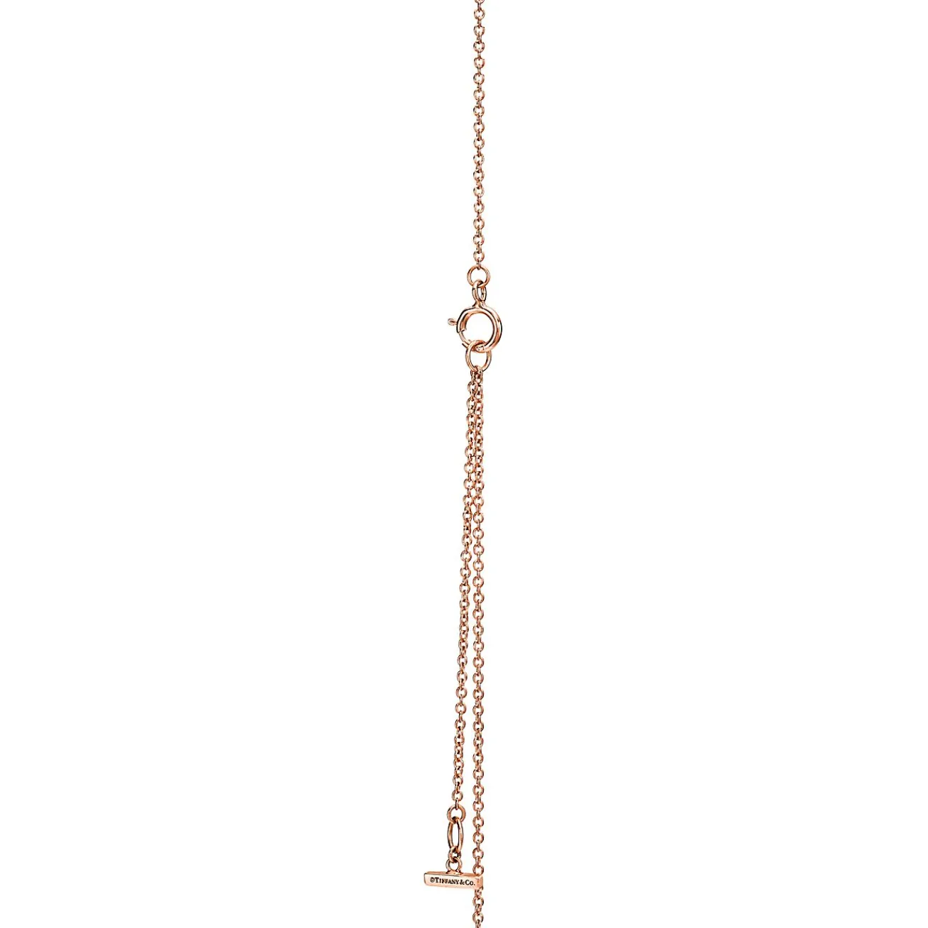 Tiffany & Co. Tiffany T diamond and mother-of-pearl circle pendant in 18k rose gold. | ^ Necklaces & Pendants|Gifts for Her