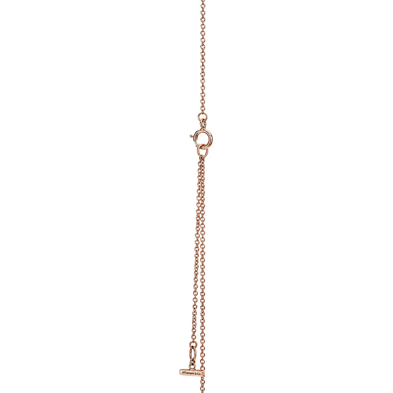 Tiffany & Co. Tiffany T diamond and mother-of-pearl circle pendant in 18k rose gold. | ^ Necklaces & Pendants|Dainty Jewelry
