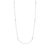 Tiffany & Co. Tiffany T diamond and mother-of-pearl station necklace in 18k rose gold. | ^ Necklaces & Pendants|Gifts for Her