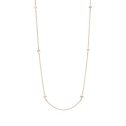 Tiffany & Co. Tiffany T diamond and mother-of-pearl station necklace in 18k rose gold. | ^ Necklaces & Pendants|Gifts for Her
