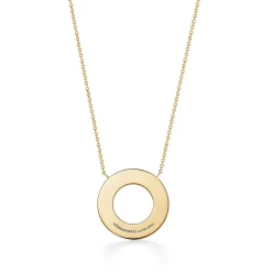 Tiffany & Co. Tiffany T diamond circle pendant in 18k rose gold. | ^ Necklaces & Pendants|Rose Gold Jewelry