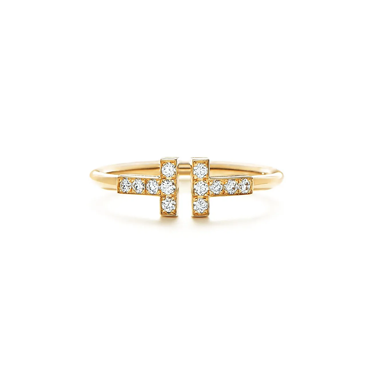 Tiffany & Co. Tiffany T diamond wire ring in 18k gold. | ^ Rings|Men's Jewelry