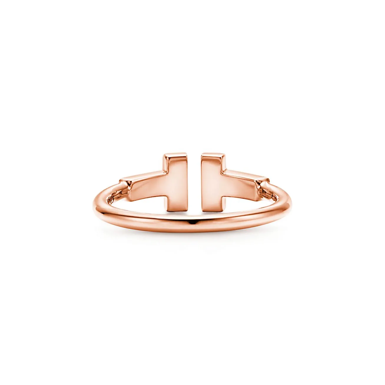 Tiffany & Co. Tiffany T diamond wire ring in 18k rose gold. | ^ Rings|Men's Jewelry