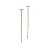 Tiffany & Co. Tiffany T elongated wire bar earrings in 18k rose gold with diamonds. | ^ Earrings|Rose Gold Jewelry