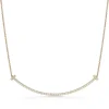 Tiffany & Co. Tiffany T extra large smile pendant in 18k gold with diamonds. | ^ Necklaces & Pendants|Men's Jewelry