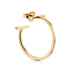 Tiffany & Co. Tiffany T hoop earrings in 18k gold, medium. | ^ Earrings|Gifts for Her