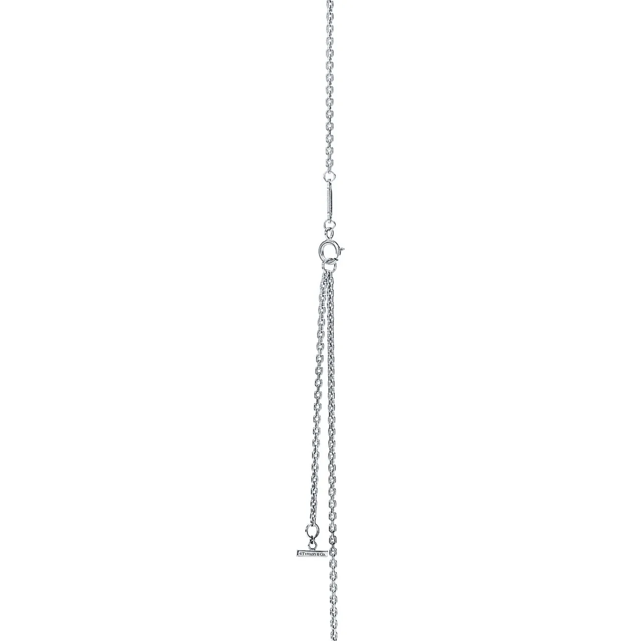 Tiffany & Co. Tiffany T medium smile pendant in 18k white gold with diamonds. | ^ Necklaces & Pendants|Gifts for Her