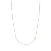 Tiffany & Co. Tiffany T mother-of-pearl station necklace in 18k rose gold. | ^ Necklaces & Pendants|Rose Gold Jewelry