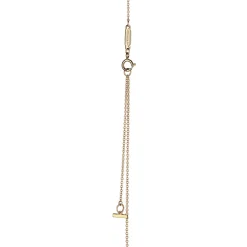 Tiffany & Co. Tiffany T open horizontal diamond bar pendant in 18k gold. | ^ Necklaces & Pendants|Gold Jewelry