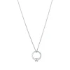 Tiffany & Co. Tiffany T pendant in 18k white gold with a baguette diamond. | ^ Necklaces & Pendants|Men's Jewelry