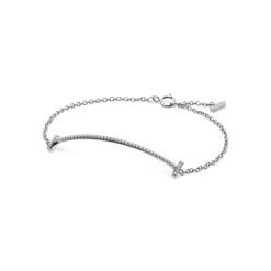 Tiffany & Co. Tiffany T Smile Bracelet in White Gold with Diamonds | ^ Bracelets|Diamond Jewelry