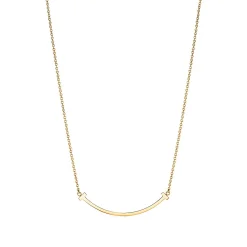 Tiffany & Co. Tiffany T Smile Pendant and Earrings Set in Yellow Gold | ^ Gifts for Her|Her