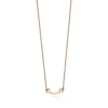 Tiffany & Co. Tiffany T smile pendant in 18k rose gold, mini. | ^ Necklaces & Pendants|Rose Gold Jewelry