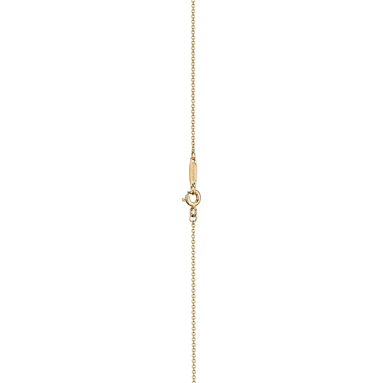 Tiffany & Co. Tiffany T Smile Pendant in Yellow Gold with Diamonds, Small | ^ Necklaces & Pendants|Gifts for Her