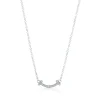 Tiffany & Co. Tiffany T smile pendant in 18k white gold with diamonds, mini. | ^ Necklaces & Pendants|Diamond Jewelry