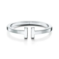 Tiffany & Co. Tiffany T square bracelet in sterling silver, medium. | ^ Bracelets|Men's Jewelry