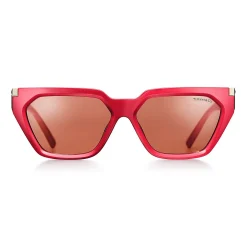 Tiffany & Co. Tiffany T Sunglasses in Coral Acetate with Pink Lenses | ^Women Tiffany T|Sunglasses