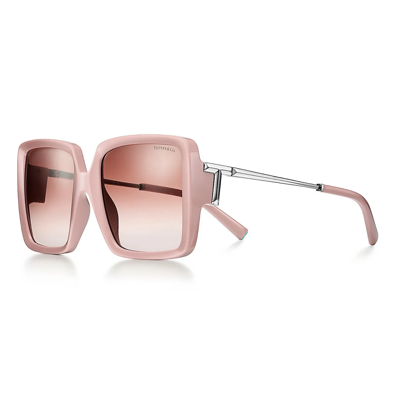 Tiffany & Co. Tiffany T Sunglasses in Pink Acetate with Pink Gradient Lenses | ^Women Tiffany T|Sunglasses