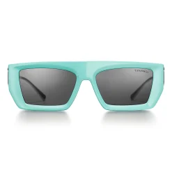 Tiffany & Co. Tiffany T Sunglasses in Tiffany Blue® Acetate with Dark Gray Lenses | ^Women Tiffany T|Tiffany Blue® Gifts
