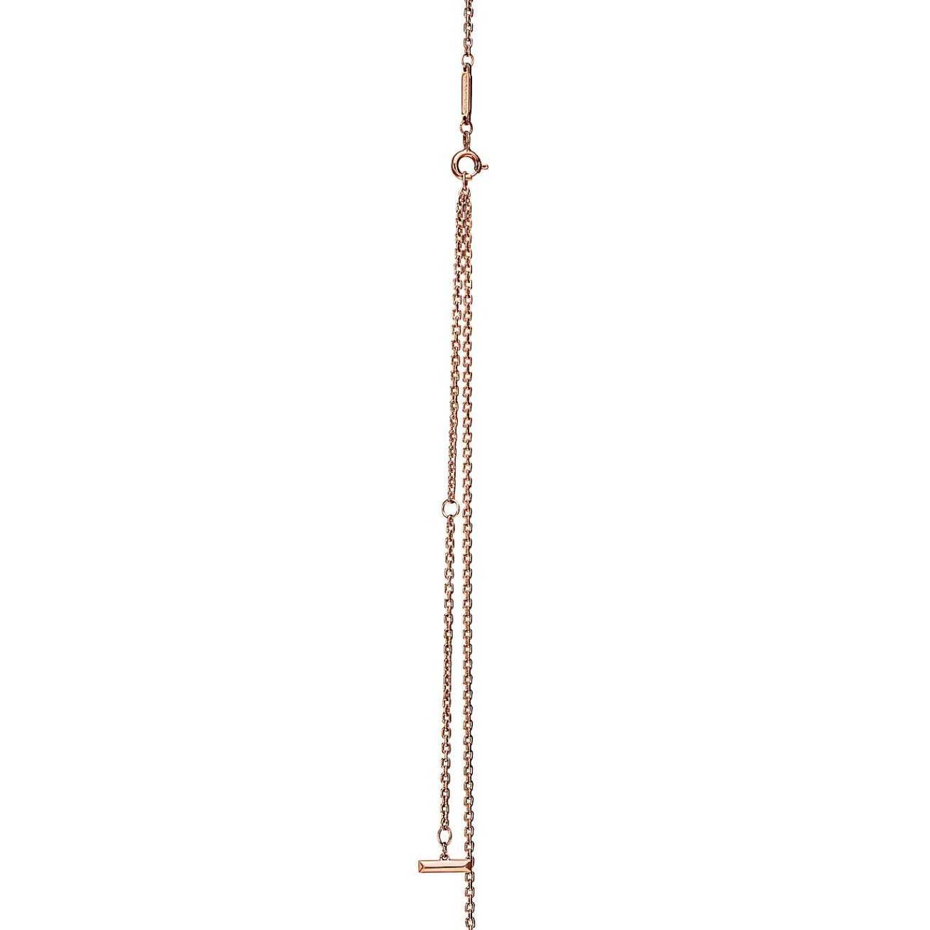 Tiffany & Co. Tiffany T T1 Circle Pendant in 18k Rose Gold with Diamonds, Large | ^ Necklaces & Pendants|Rose Gold Jewelry