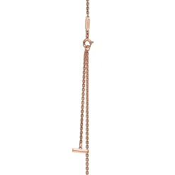 Tiffany & Co. Tiffany T T1 Circle Pendant in Rose Gold with Pavé Diamonds | ^ Necklaces & Pendants|Rose Gold Jewelry